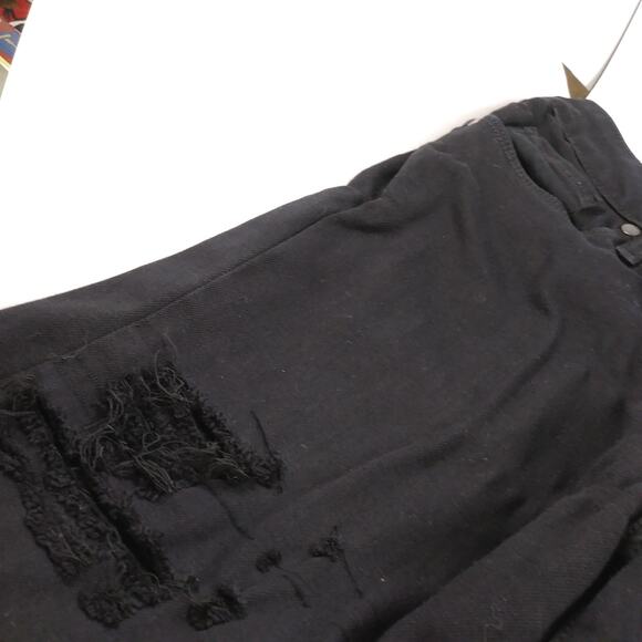 Paige Verdugo Ankle destroyed black jeans size 26 - Picture 8 of 13